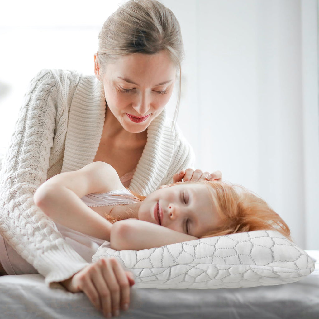 SUPA MODERN охлаждающие подушки для сна 2 шт. подушки из измельчённой пены с эффектом памяти регулируемые прохладные подушки для сна на боку, спине и животе роскошные гелевые подушки размера Queen комплект из 2 шт. съемные моющиеся чехлы