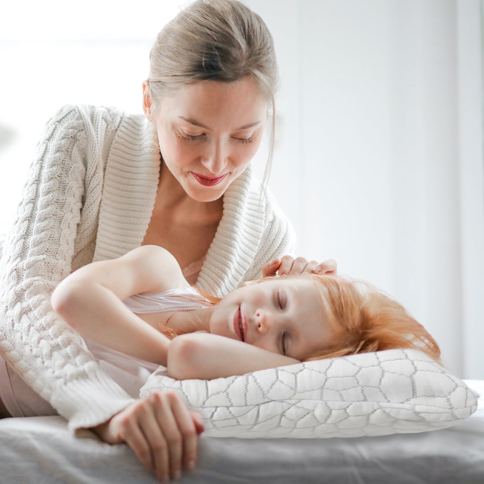 SUPA MODERN охлаждающие подушки для сна 2 шт. подушки из измельчённой пены с эффектом памяти регулируемые прохладные подушки для сна на боку, спине и животе роскошные гелевые подушки размера Queen комплект из 2 шт. съемные моющиеся чехлы