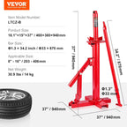 VEVOR Manual Tire Changer, Portable Hand Bead Breaker Mounting Tool for 8"-16" Tires, Compatible with Car Truck Trailer, Tire Mounting Machine for Home Garage Small Auto Shop