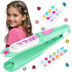Hair Gem Stamper Kit, Bling Hair Jewels for Girls Toys, Hair Styling Tool with Reusable Shining Diamonds, Birthday Gifts Toys for Girls Ages 3 4 5 6 8-12