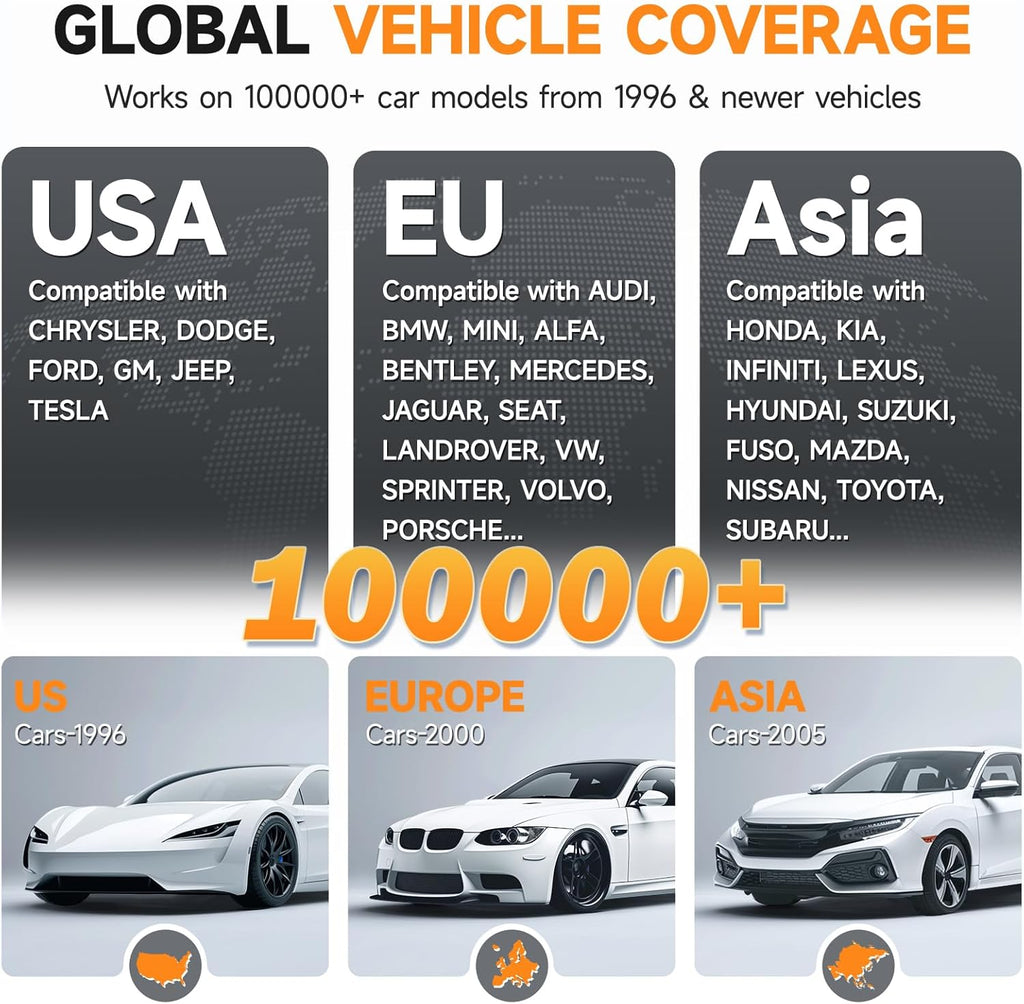FOXWELL NT301 OBD2 Scanner Live Data Professional Mechanic OBDII Diagnostic Code Reader Tool for Check Engine Light