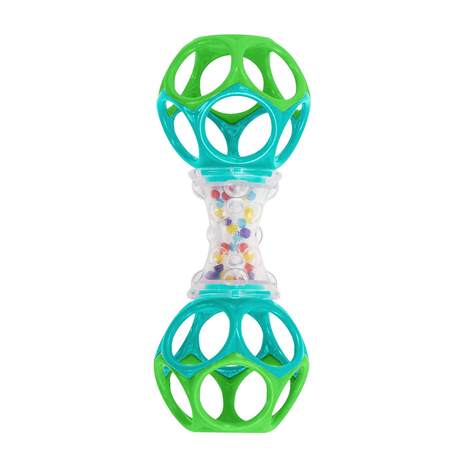 Bright Starts Little Shakers 6pc Gift Set, Easy-Grasp Oball Technology, Baby Rattles, Balls and Teethers, On-The-Go Toys, Lightweight, Unisex, Newborn+