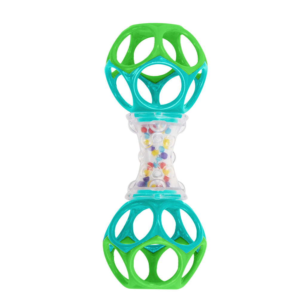 Bright Starts Little Shakers 6pc Gift Set, Easy-Grasp Oball Technology, Baby Rattles, Balls and Teethers, On-The-Go Toys, Lightweight, Unisex, Newborn+