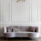 Coengwui Peel and Stick Wall Molding, Chair Rail Wainscoting Panel, Finish Trim for Home Decoration (Paintable White, 9.8ft x 0.9in)