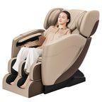 2025 Massage Chair, Full Body Zero Gravity Massage Chair with Auto Modes, 8 Fix Point Rollers, Bluetooth, Foot Massage, Heating Function, Black and Gray