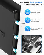 Cassaforte ignifuga da 3,0 Cuft per la casa, cassaforte ignifuga e impermeabile, cassaforte digitale per documenti con tastiera programmabile LCD, chiavi di riserva, avviso intelligente, grandi casseforti a combinazione per denaro, gioielli e contanti
