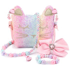 mibasies Purse for Little Girls Dress Up Jewelry Pretend Play Kids Accessories Mermaid Gifts