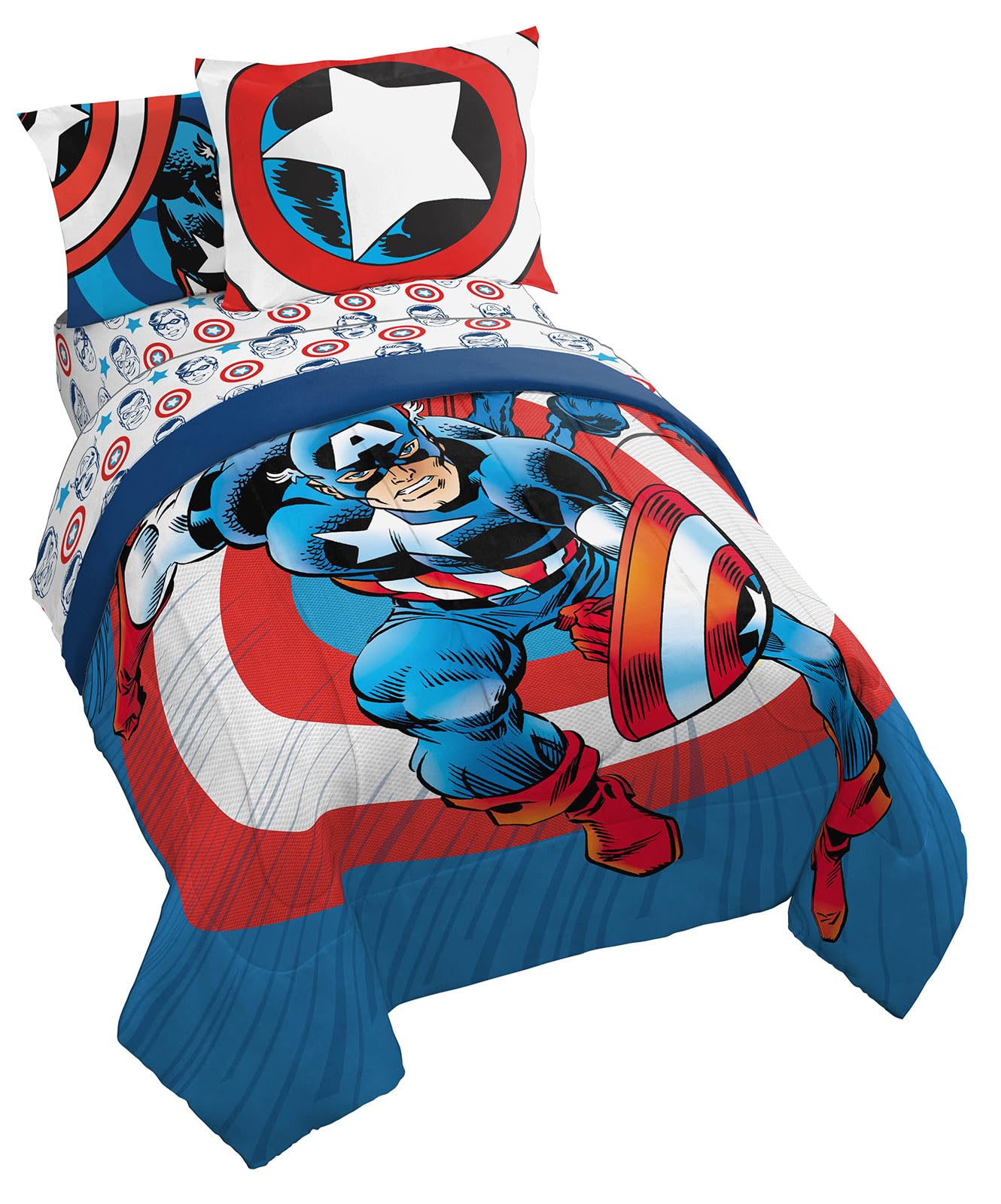 Jay Franco Minecraft Twin Comforter Set - 5 Piece Bedding Includes Sheet Set & Pillow Covers - Super Soft Kids Bedding Features Creeper & Zombie