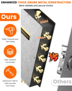 Cassaforte ignifuga pesante da 8,0 Cuft per la casa, cassaforte extra grande ignifuga e impermeabile, cassaforte antifurto per la casa con doppi allarmi, cassaforte con serratura nascosta sul fondo, cassaforte digitale di sicurezza per ufficio