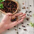 KISSITTY 300Pcs 6 Style Natural Wood Round Gemstone Beads Kit for Easter 8mm Lava Rock Beads & Grade AB Tiger Eye Wood Beads Natural Polished Wooden Ball Loose Beads for Men Bracelet Jewelry Making