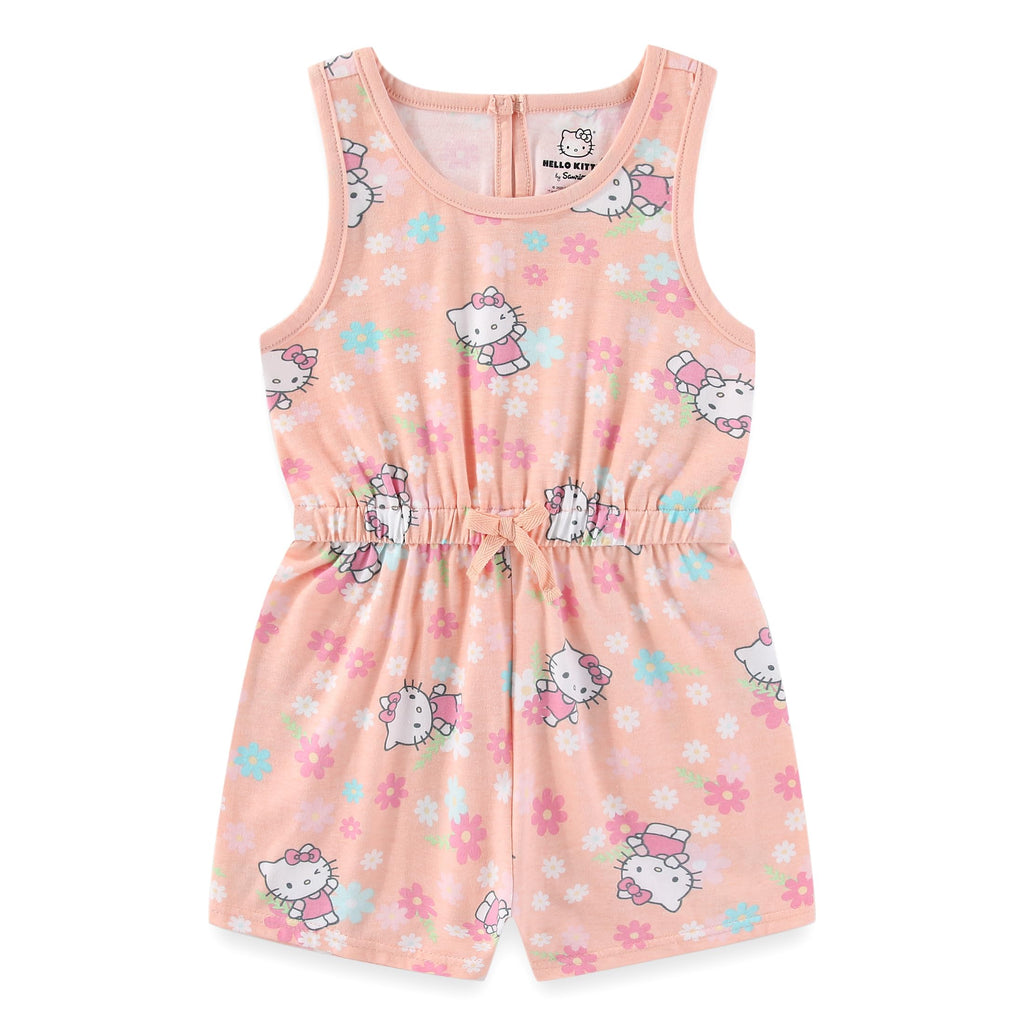 Hello Kitty Sanrio Girls 2 Pack Rompers for Toddlers and Big Kids