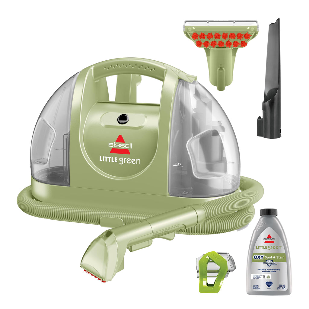 BISSELL Little Green Pet Deluxe Portable Carpet Cleaner and Car/Auto Detailer, 3353, Gray/Blue