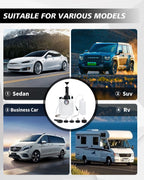 Brake Bleeder Kit with 3L Pressure Pump, 1L Waste Bottle & 4 Upgraded Adapters, Manual Brake Fluid Bleeder Tool for Most Vehicles, One-Person Operation