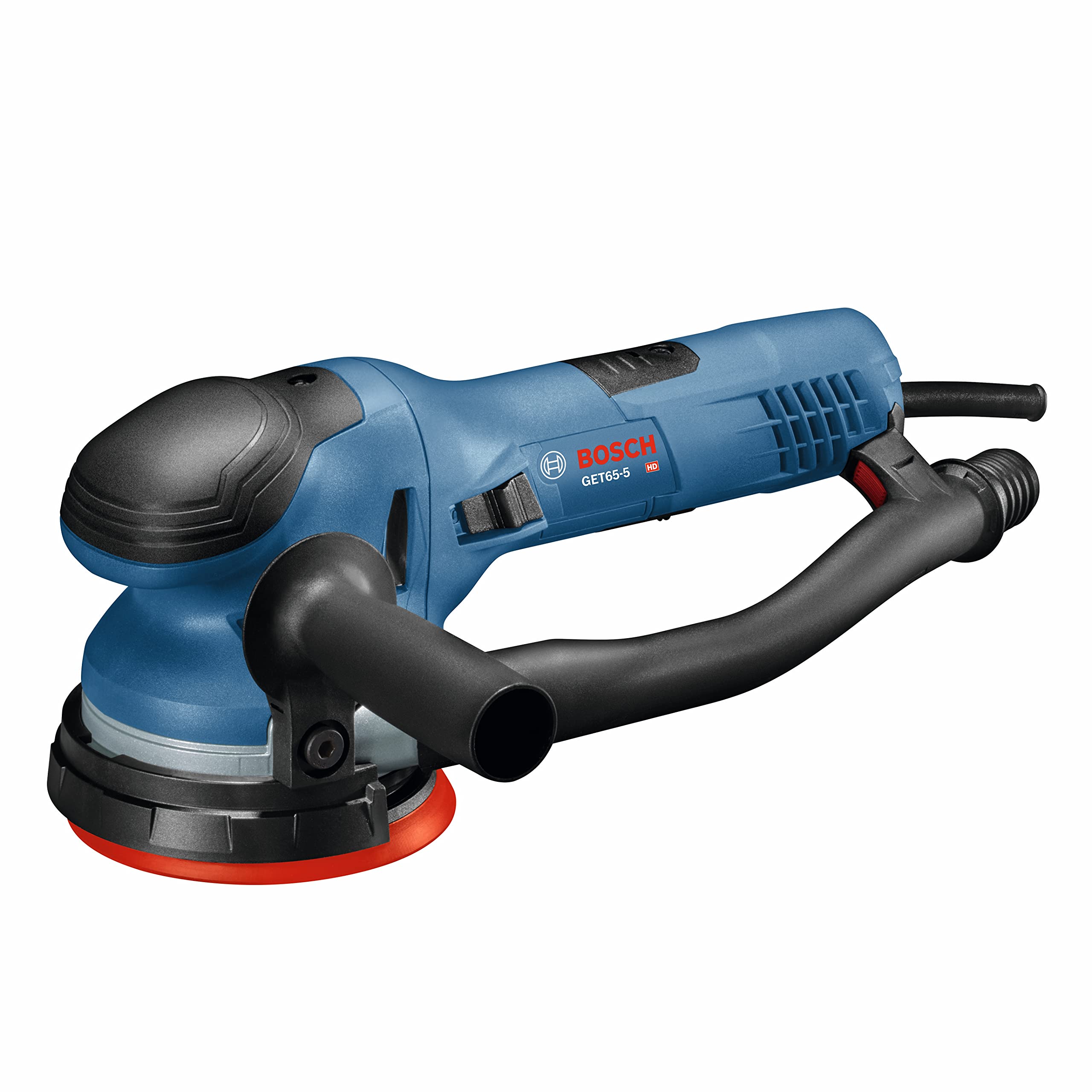 BOSCH GET75-6N Electric Orbital Sander, Polisher - 7.5 Amp, Corded, 6 Inch Disc Size - Dual-Mode: Random Orbit & Turbo