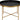 Kate and Laurel Celia Modern Round Coffee Table; 28 x 28 x 19; Black and Gold; Coffee Table for Living Room Decor; Storage; and Display