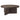 Henn&Hart 36" Fluted Round Wood Pedestal Low-Profile Coffee Table for Living Room, Family Room, or Office, Alder Brown