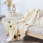 Bnuitland Burritos Tortilla Throw Blanket, 300GSM Double Sided Giant Funny Gift with Pouch, Realistic Super Soft Novelty Taco Swaddle Food Blanket for Baby/Kids and Pets Wrap