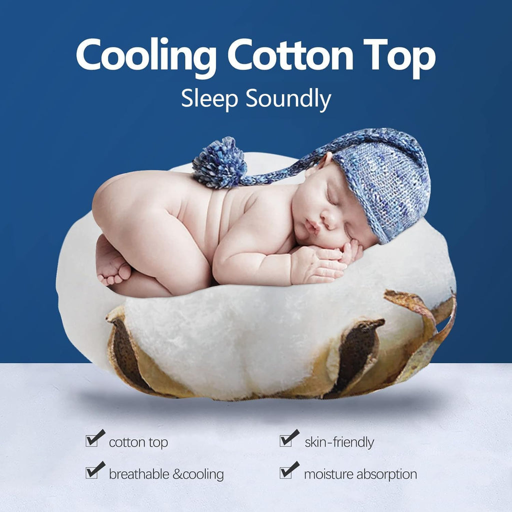 COONP Queen Mattress Topper, Extra Thick Pillowtop, Cooling and Plush Mattress Pad Cover Cotton Top Bed Topper Protector with 8-21 Inch Deep Pocket