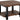 Pomona 27-Inch Rustic Square Coffee Table – Solid Pine Wood with Natural Weathered Finish and Industrial Metal Legs – Small Space Living Room Accent by Alaterre Furniture