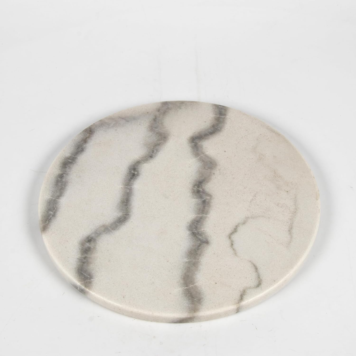 Real Marble top Gold Metal Round 15 in Side End Table with Modern Lightweiht Bedside Small Coffee Table Plant Stand for Living Room Bedroom Small Space