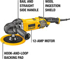 DEWALT Buffer Polisher, 7-in-9-in, 12 amp, Variable Speed Dial 0-3,500 RPM’s, Corded (DWP849X)