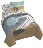 Jay Franco Minecraft Creeper Twin Comforter Set - 5 Piece Bedding Includes Sheet Set & Pillow Covers - Super Soft Gren & Gray Bedding