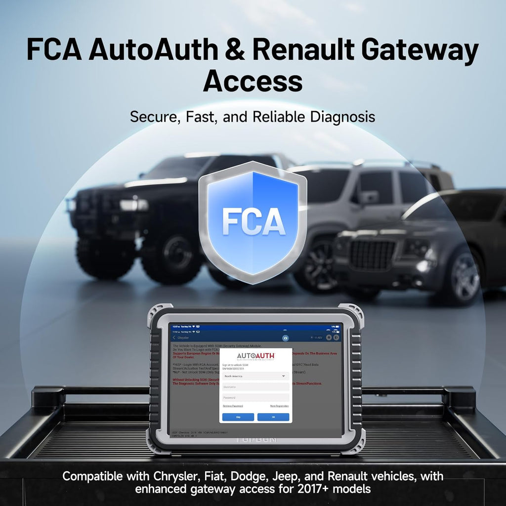 TOPDON Phoenix Plus 2, ECU Coding TOPDON Scanner V2.0, Bidirectional Scan Tool, Topology Map, CANFD, High-End OEM Full System, 42+ Service, FCA SGW AutoAuth, V.A.G Guided, 2 Years Free Update