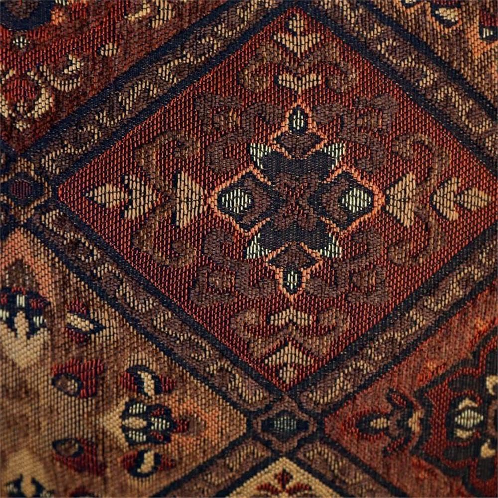 Hawthorne Collections Rolled Arm Transitional Leather Sofa in Brown