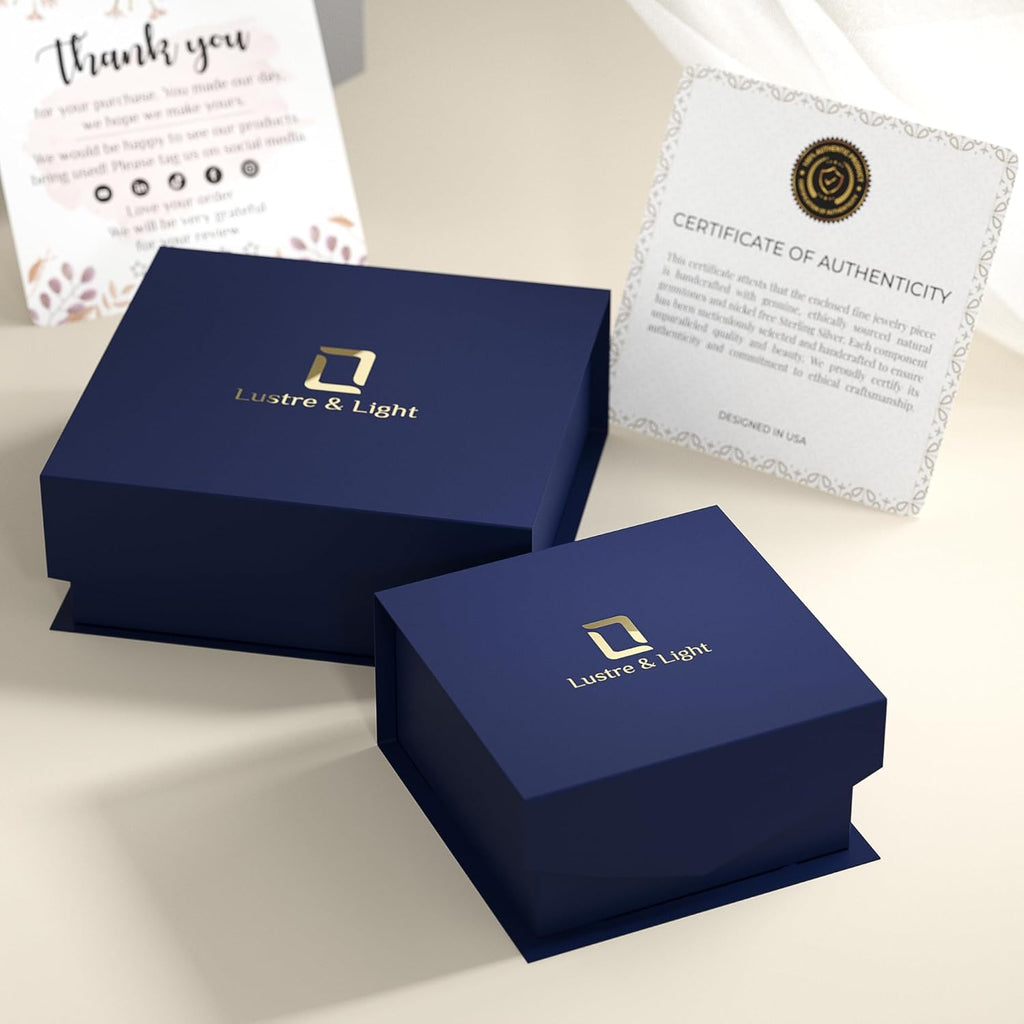 Natural Petoskey Slider Pendant Necklace for Women in Sterling Silver, Gemstone Jewelry Gifts for Her Birthday, Anniversary, Christmas, Graduation