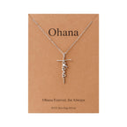 Lcherry Faith Cross Pendant Necklace for Women Religious Christian Jewelry Mother's Day Gifts for Women