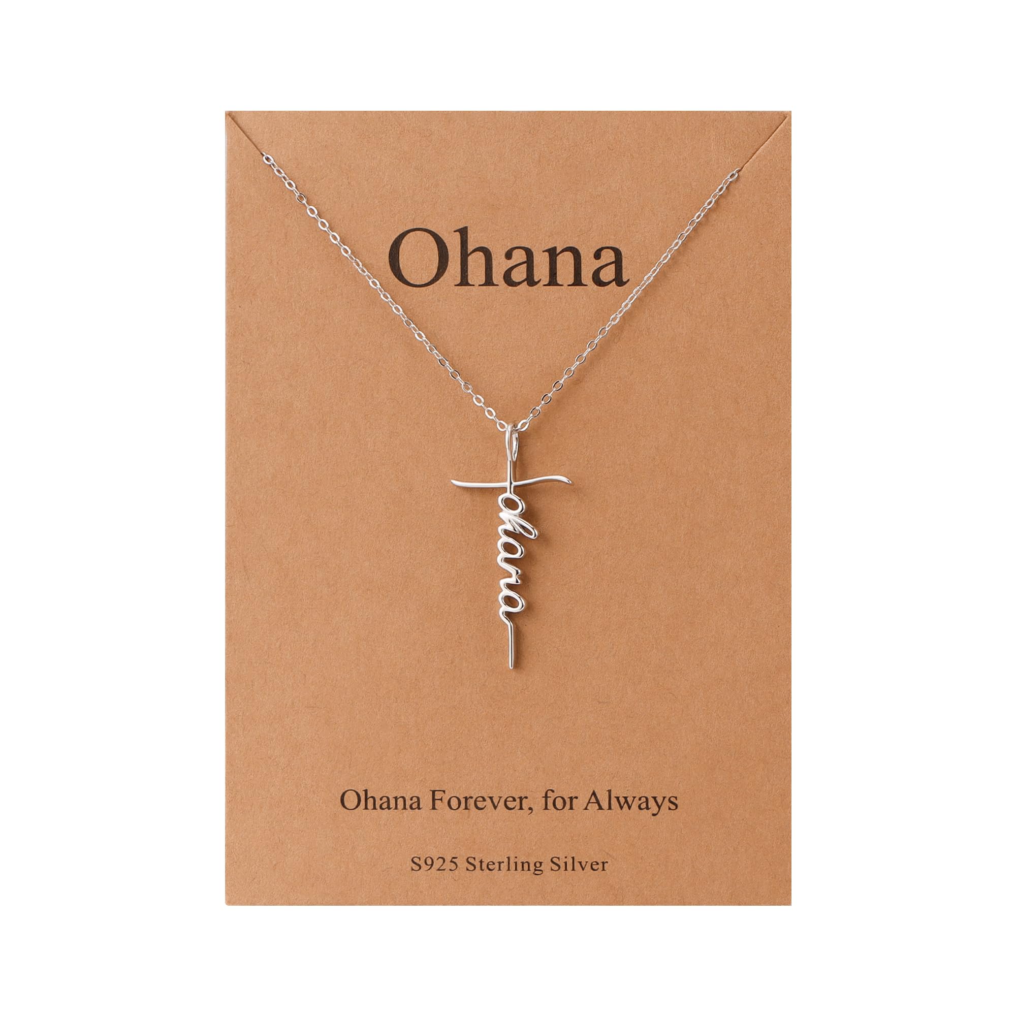 Lcherry Faith Cross Pendant Necklace for Women Religious Christian Jewelry Mother's Day Gifts for Women