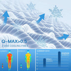 AmyHomie Cooling Blanket,90"x90"Queen Size,Summer Blankets with Double Sided Cold Effect, Arc-Chill Q-Max>0.5 Cool Fiber, Breathable Lightweight Blankets for Hot Sleepers Night Sweats