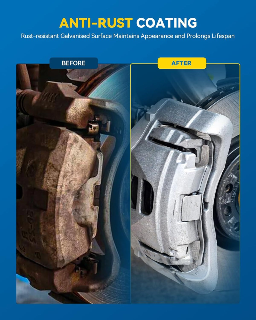 PHILTOP 18B5046 18B5047 Rear Disc Brake Caliper Assembly Fit for 2007-2017 Jeep Wrangler, 2008-2012 Jeep Liberty, 2007-2011 Dodge Nitro, 2018 Jeep Wrangler JK