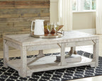 Signature Design by Ashley Casual Fregine Coffee Table with Lift Top Whitewash