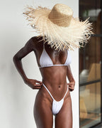 XUNYU Thong Bikini Sets for Women - Brazilian Micro String Bikinis Sexy Two Piece Swimsuit Triangle Top Halter Bathing Suits