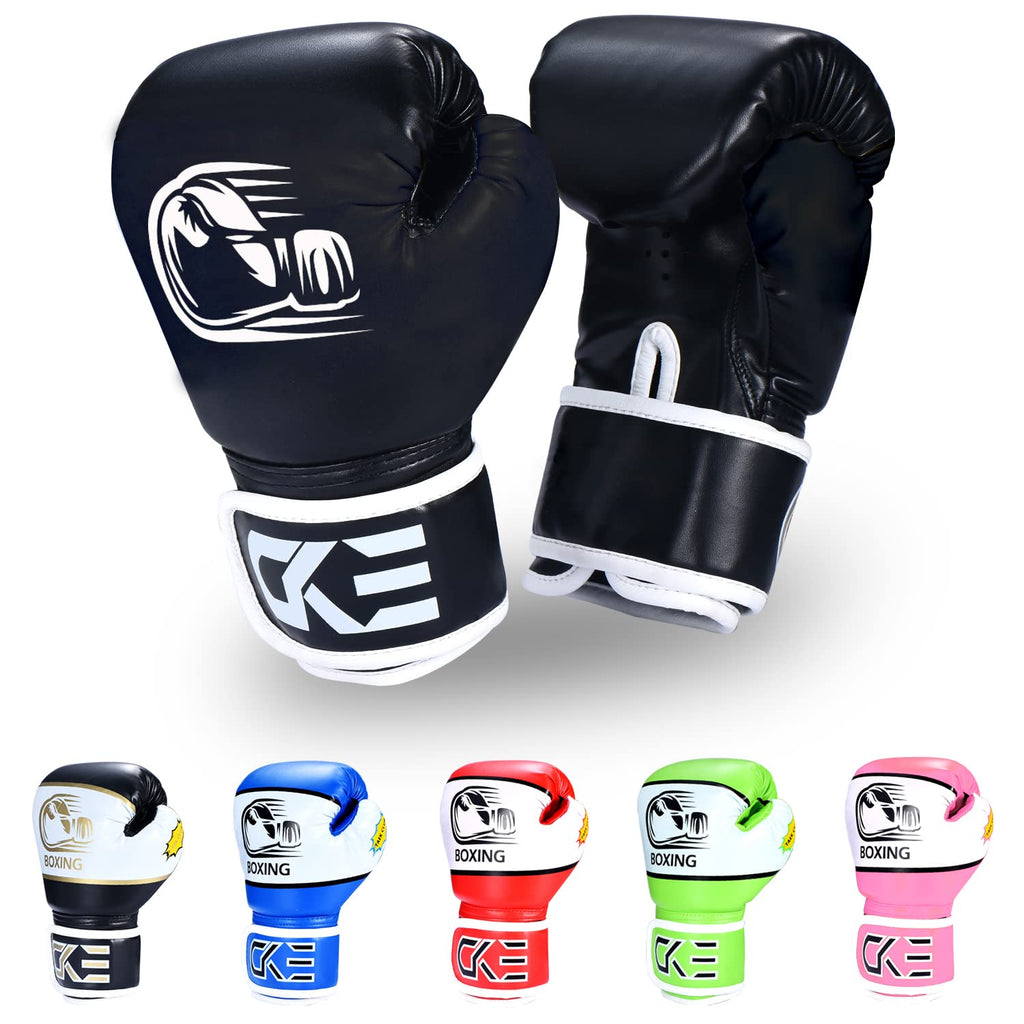 CKE Kids Boxing Gloves for Kids Boys Girls Junior Youth Toddlers Age 5-12 Years Training Boxing Gloves for Punching Bag Kickboxing Muay Thai