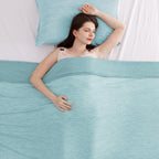 Elegear Revolutionary Cooling Blanket Queen Absorbs Heat to Keep Body Cool for Night Sweats, Arc-Chill3.0 Cool Fiber Q-Max>0.5 for Hot Sleepers, Lightweight Summer Cold Blankets for Sleeping 79“ x 86”