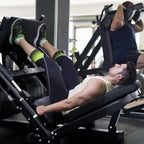 RitFit Leg Press Hack Squat Machine, Professional Adjustable Leg Press Machine for Home Gym with Linear Bearing, Specialty Hack Squat Machine for Full Lower Body Workout with Weight Storage Posts