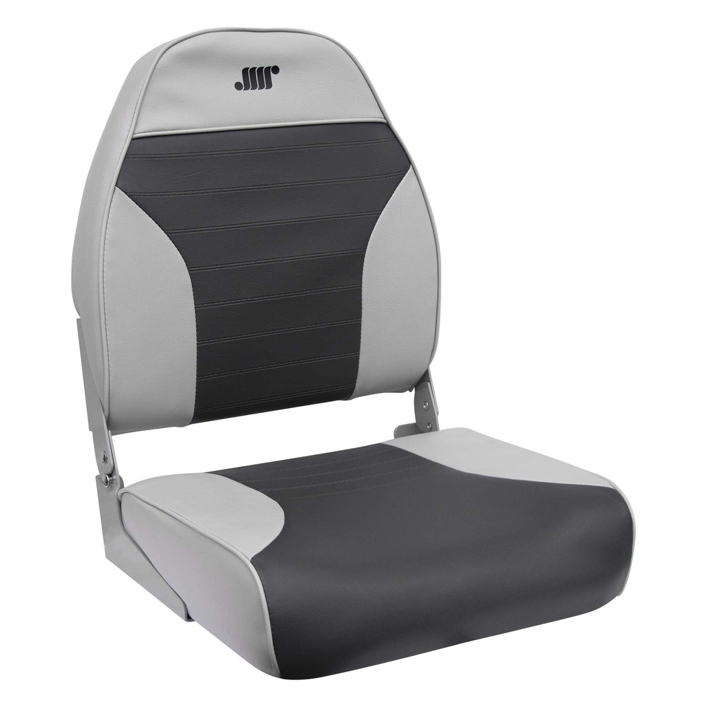 Wise Mid-Back Fishing Boat Seat with Logo