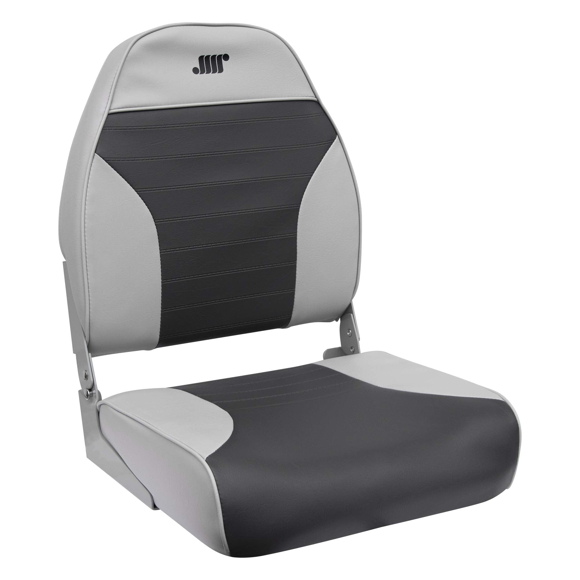 Wise Mid-Back Fishing Boat Seat with Logo