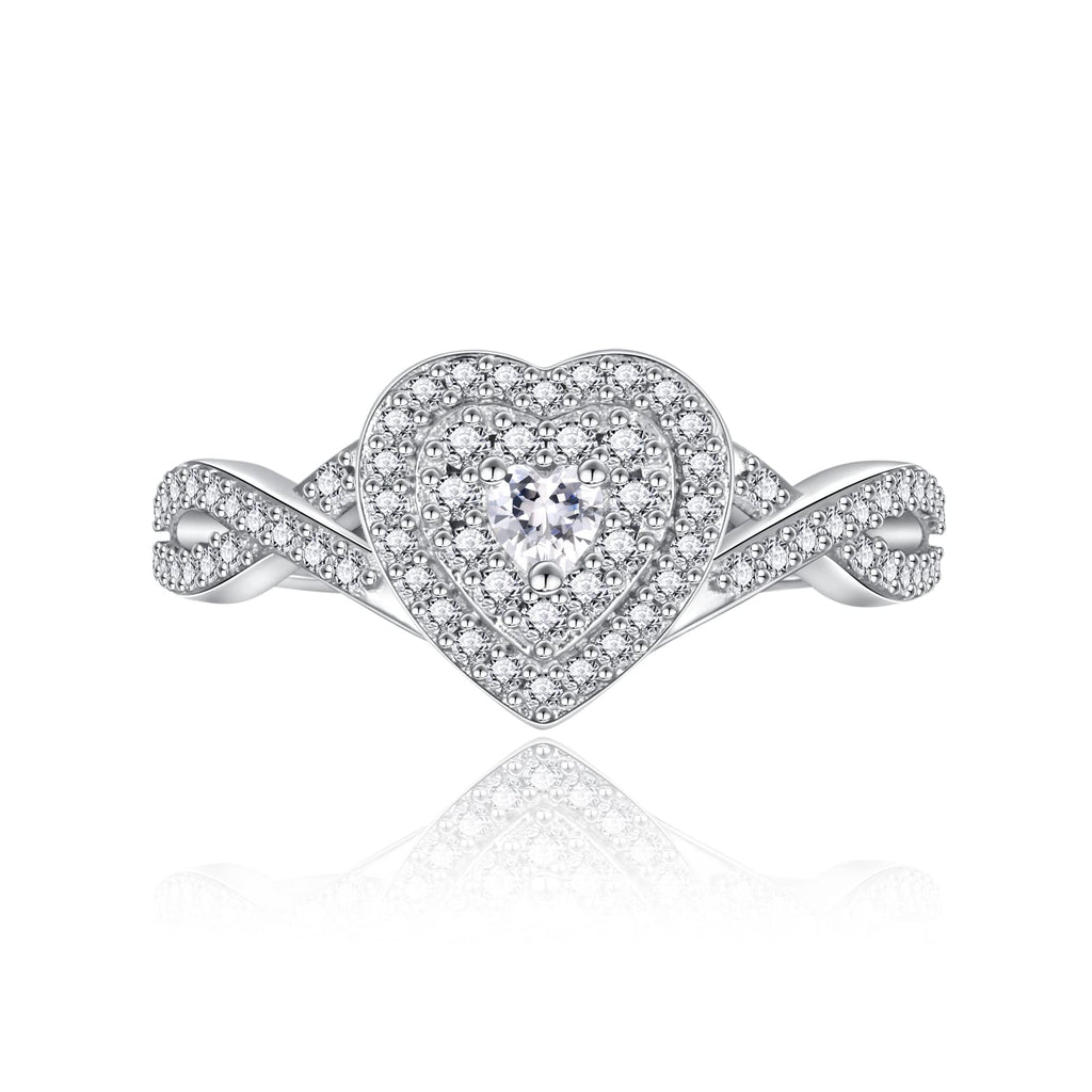 Teardrop Cremation Ring for Ashes - 925 Sterling Silver Urn Keepake Rings Memorial Jewelry for Women