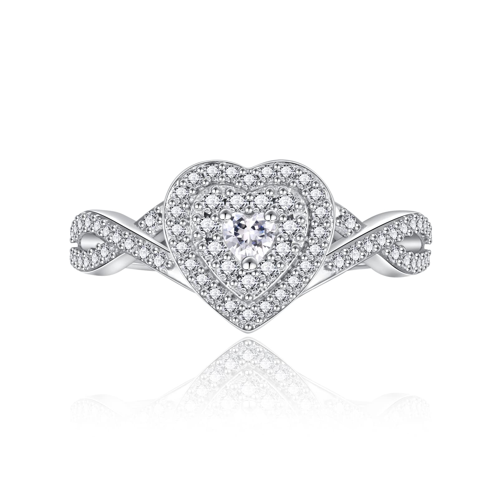 Teardrop Cremation Ring for Ashes - 925 Sterling Silver Urn Keepake Rings Memorial Jewelry for Women