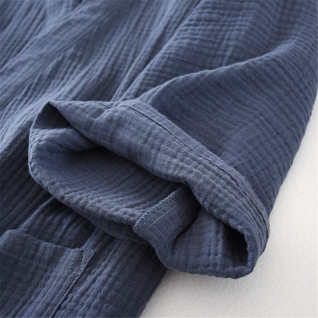 Shanghai Story Japanese Style Two-Piece Suit Cotton Bathrobe Pajamas Kimono Bathrobes Sleepwear for Couple