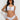 VUUEAN Women's Bikini Denim Lingerie Set with Strappy Bra and Hot Shorts (Color : White suit, Size : L)