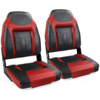 NORTHCAPTAIN S1 Deluxe A Pair of Marine High Back Folding Fishing Boat Seat,Stainless Steel Screws Included