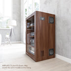 AC Infinity AIRPLATE T8, Quiet Cooling Dual-Fan System 6" with Thermostat Control, for Home Theater AV Cabinets