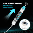 DURATECH 500CC Fluid Extractor, Oil Extractor with Long Hose and Extension Tubes, Brake Fluid Extractor, Fluid Pump Automotive, Suction Pump for Lawn Mowers Cars Ships Golf Carts