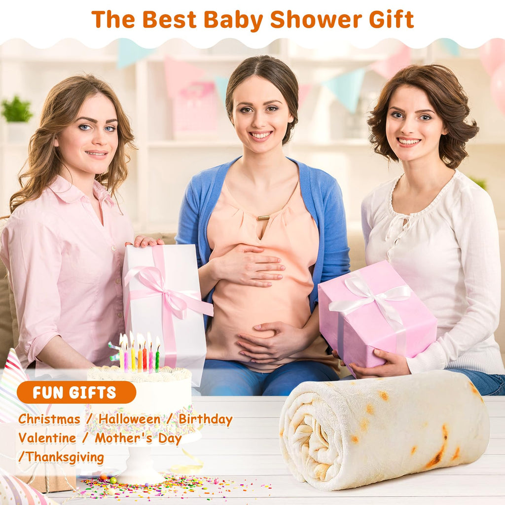 Tortilla-tæppe, baby burritos svøb tæppe, taco tæppe til nyfødt toddler, 285 GSM blødt flannel bærbart tæppe sjove gaver til babyshower dreng pige 0-3 6 9 måneder