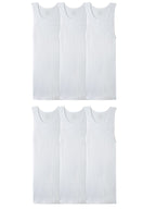 Fruit of the Loom Men's Sleeveless Tag Free Moisture Wicking Tank A-Shirt