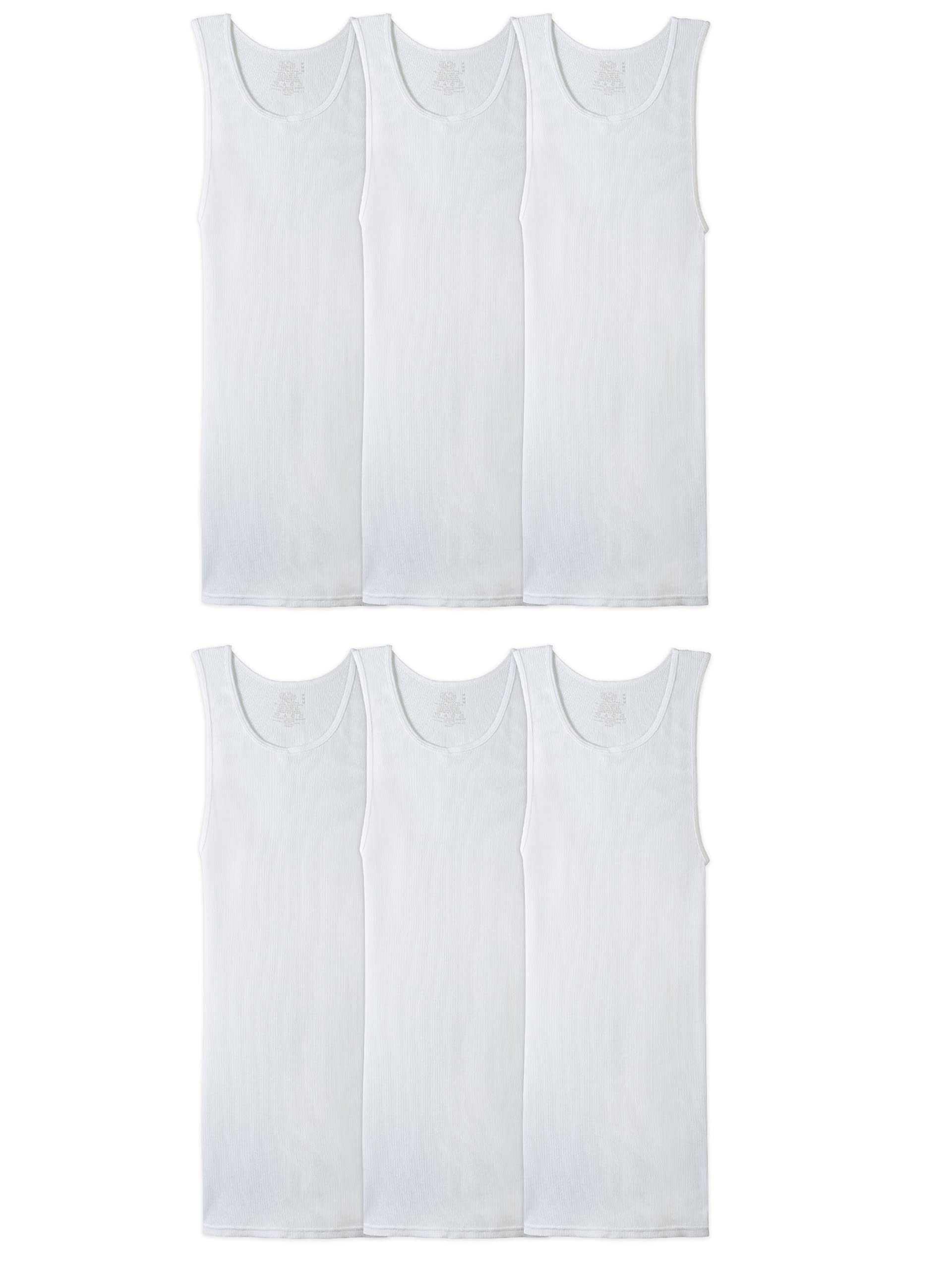 Fruit of the Loom Men's Sleeveless Tag Free Moisture Wicking Tank A-Shirt
